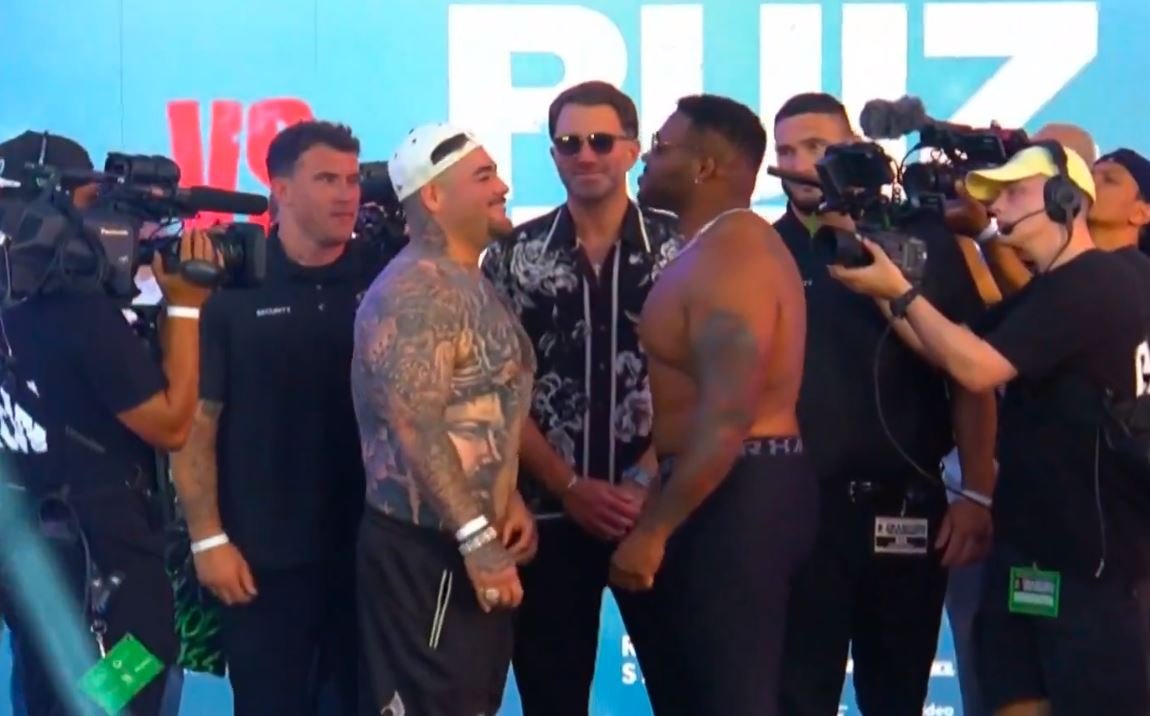 Andy Ruiz vs Jarrell Miller Final Face Off