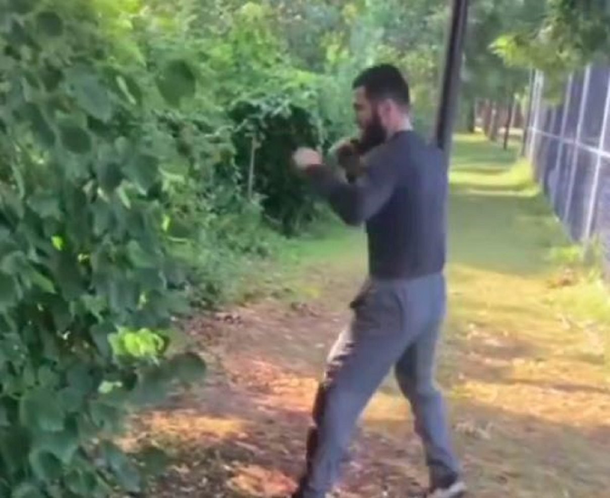 Beterbiev Training In Nature Ahead Of Biggest Russian Boxing Match Of All Time