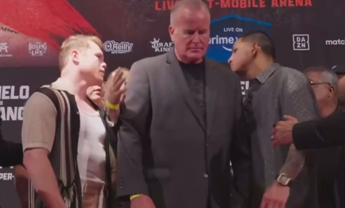 Canelo and Berlanga Have To Be Separated At 1st Meeting