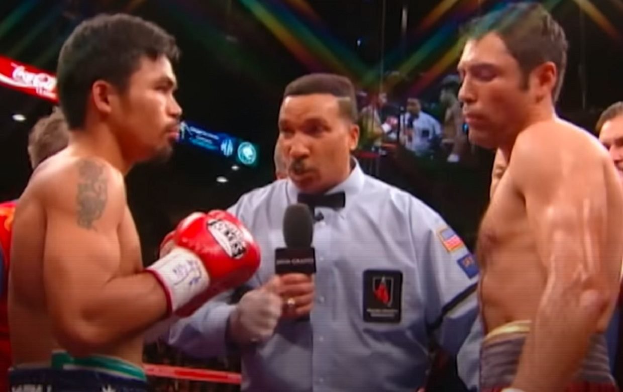 De La Hoya Opens Up About The Pacquiao Fight Nearly 16 Years On