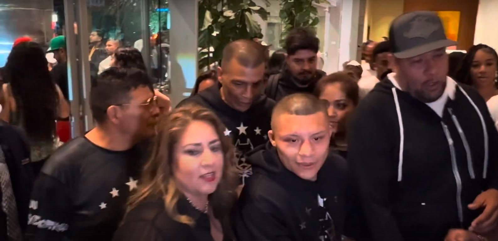 Team Rayo Confront Team Pitbull Cruz In Hotel Lobby After Fight