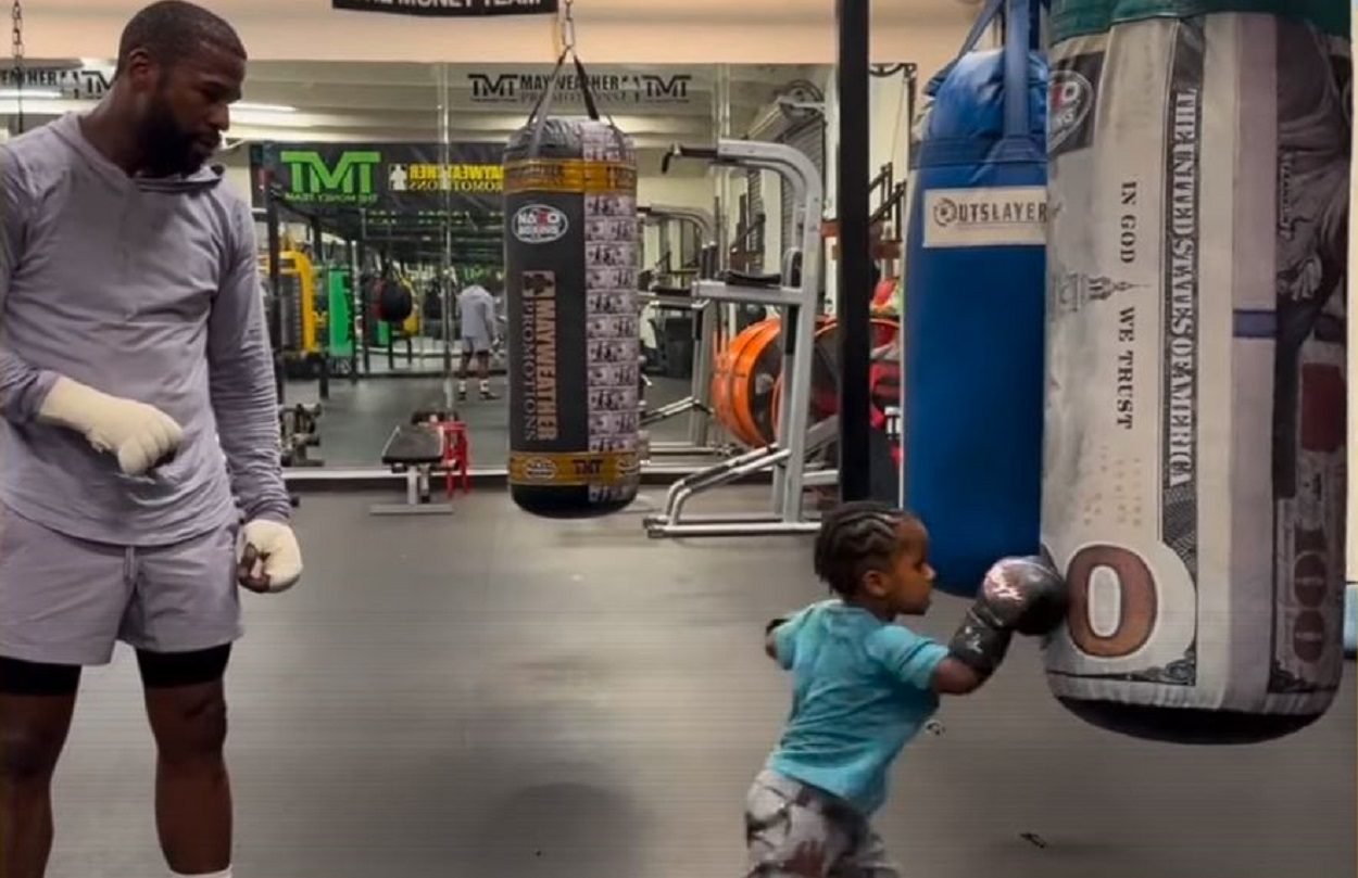 Watch: Mayweather Grandson Chip Off The Old Block 2 mayweather grandson