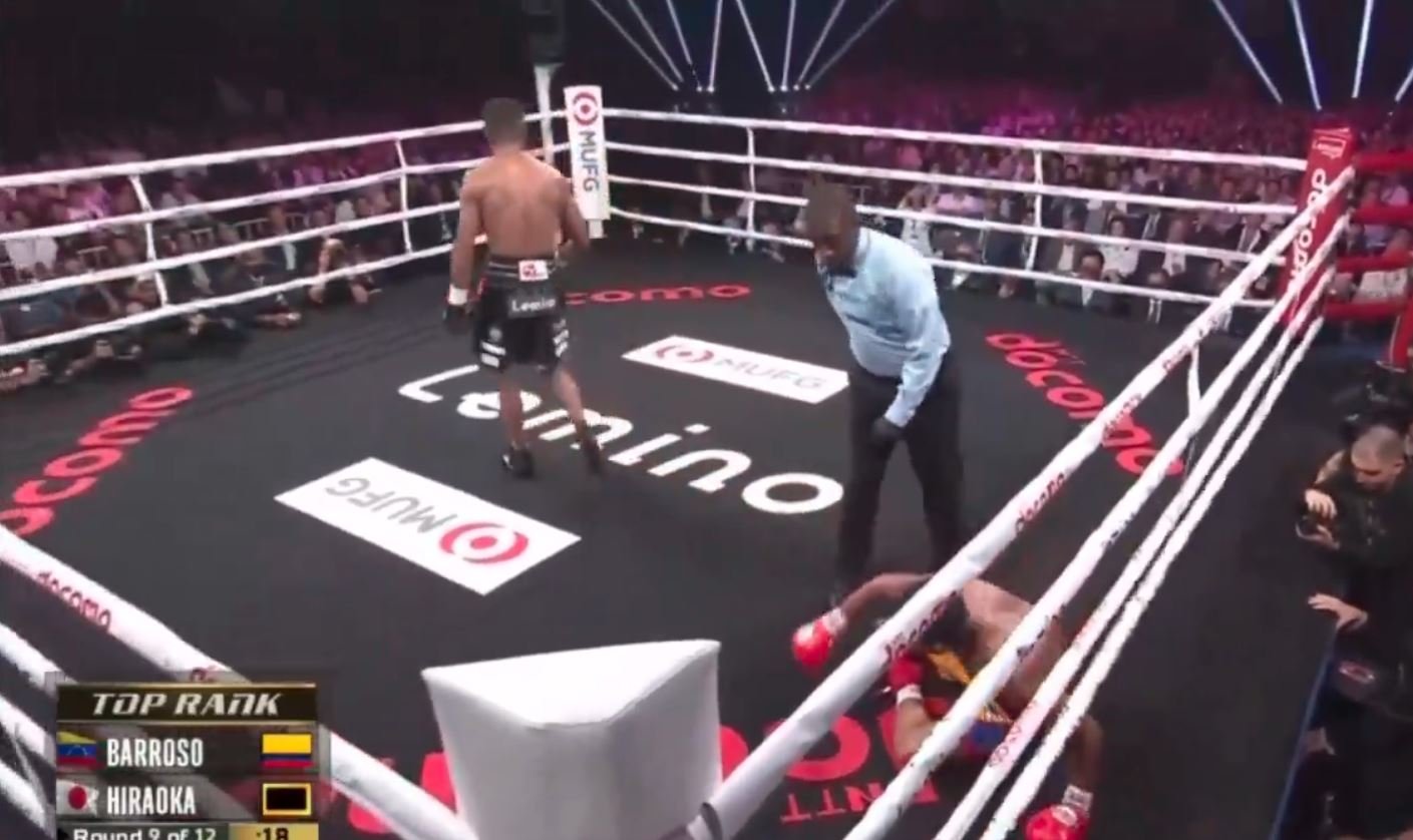 Watch: Andy Hiraoka Knocks Out Ismael Barroso In 9Th Round 2 Andy Hiraoka
