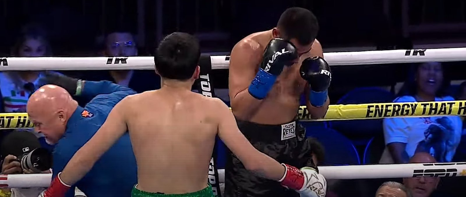 Boxer Knocks Down Referee