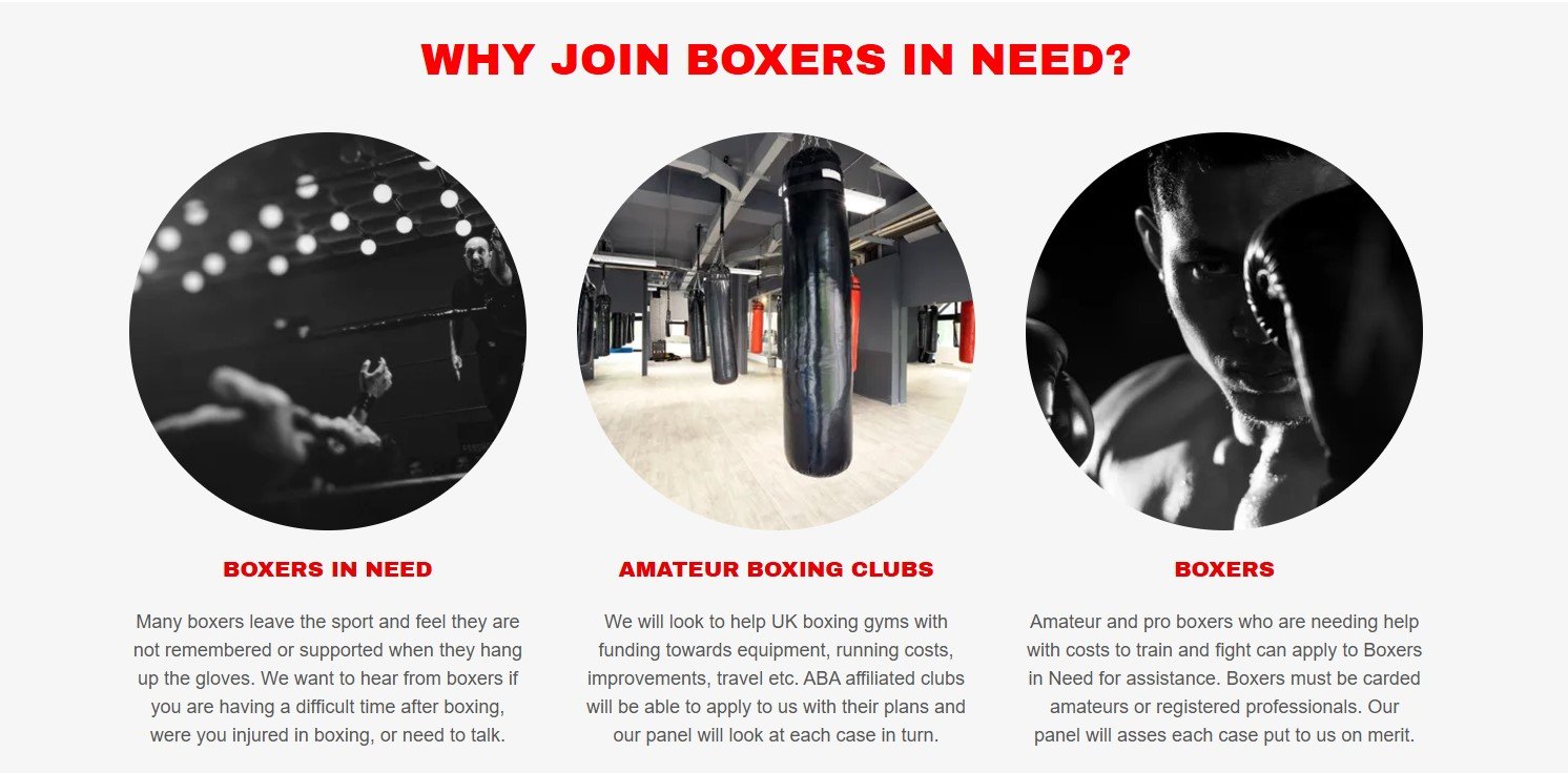 New Well-Received Initiative Boxers In Need Launched For Injured Fighters 2 New Well-Received Initiative Boxers In Need Launched For Injured Fighters