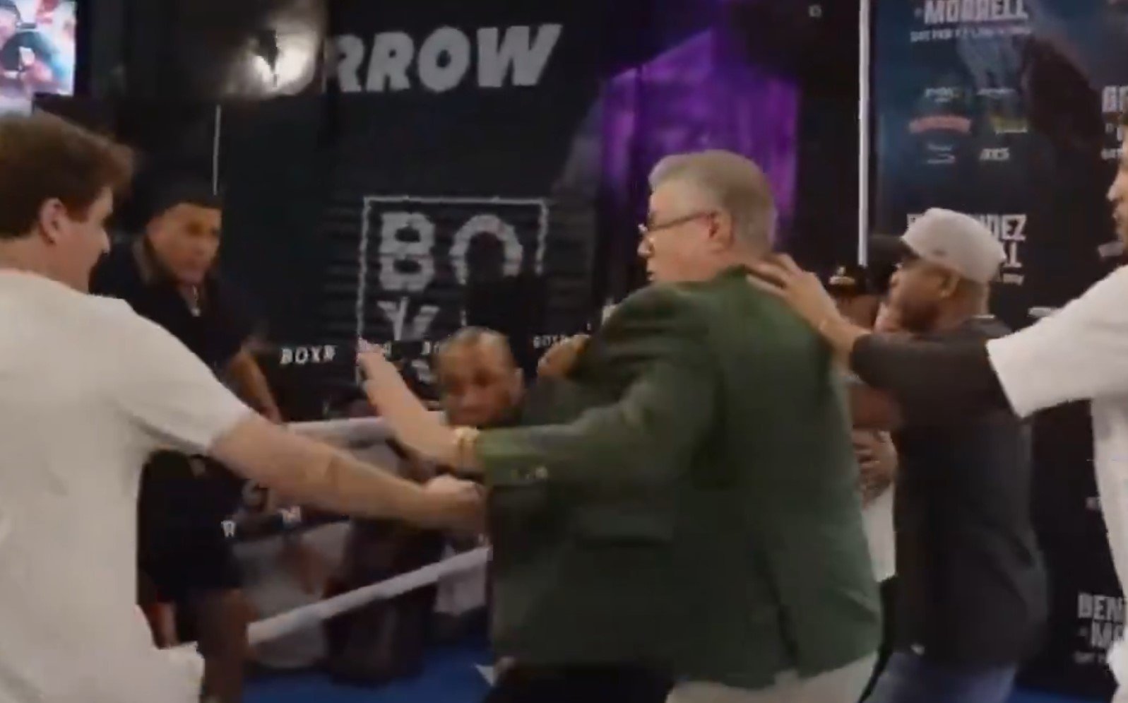 Watch: David Benavidez and David Morrell Almost Get In Brawl 2 Watch: David Benavidez and David Morrell Almost Get In Brawl