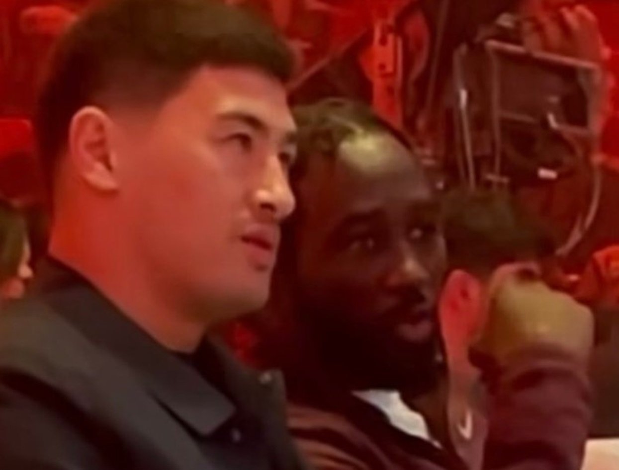 Dmitry Bivol and Terence Crawford Run Into One Another