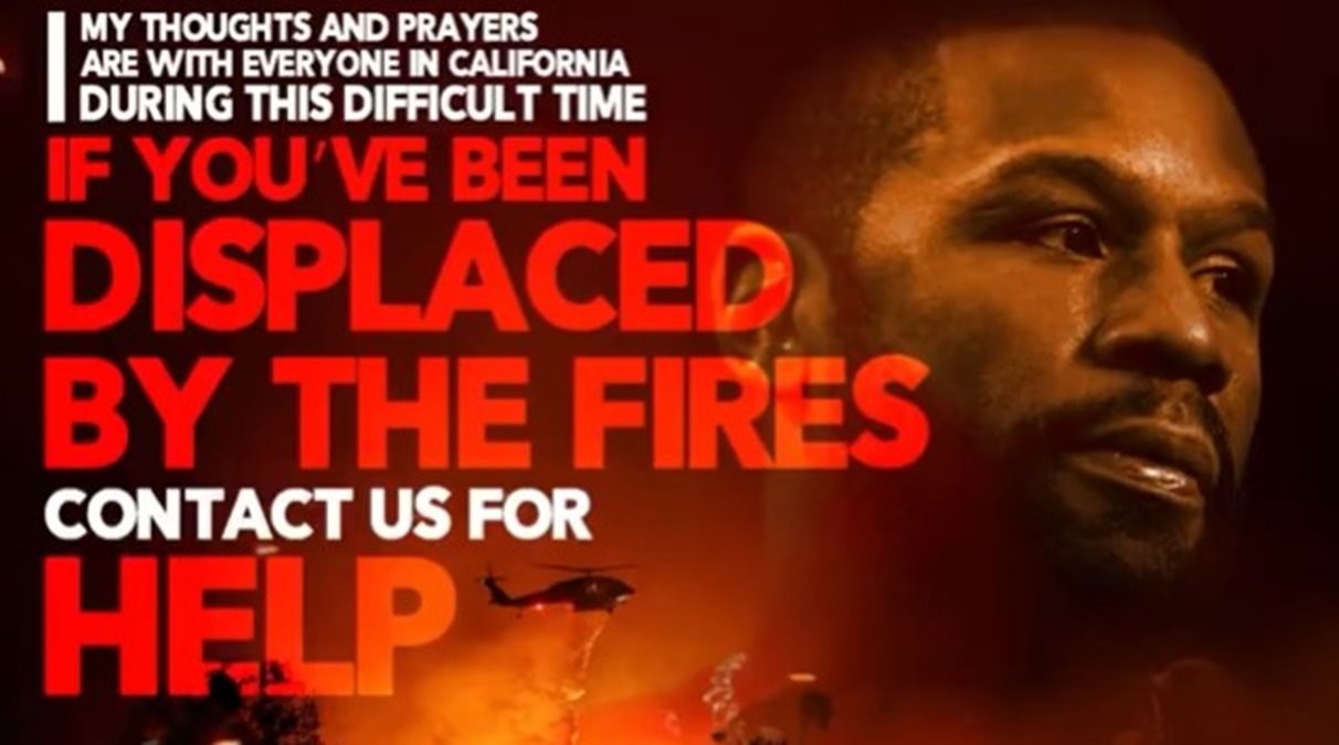 Mayweather Reacts To LA Fires 2 Mayweather Reacts To LA Fires