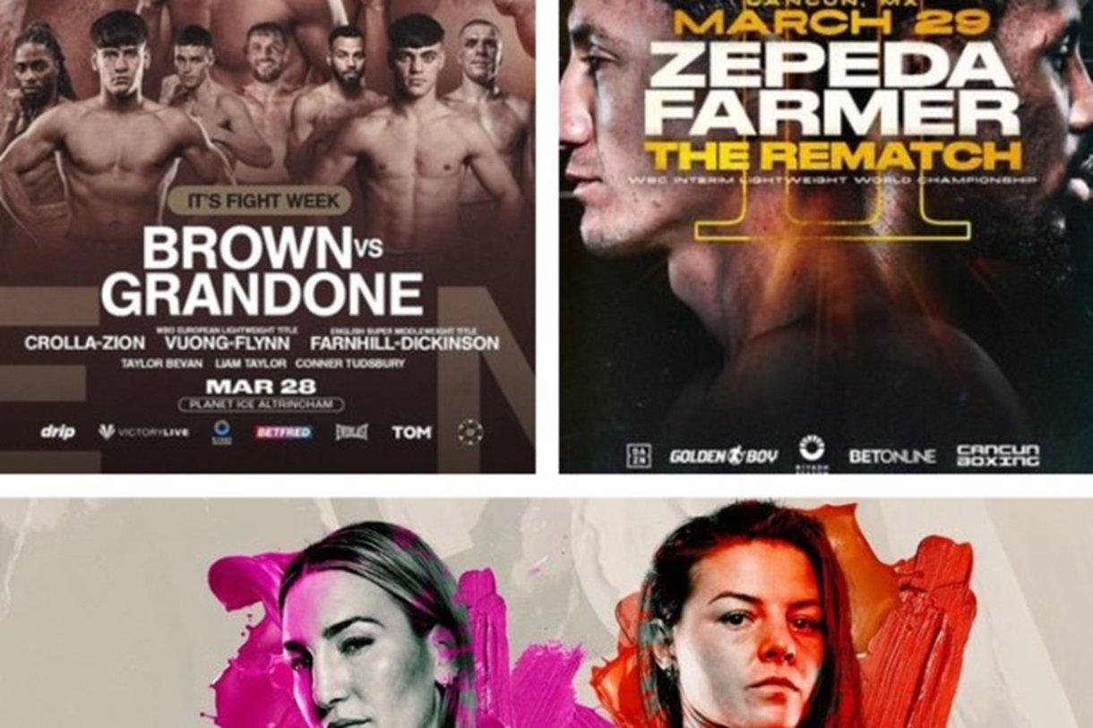 Boxing On This Weekend March 29th 2025