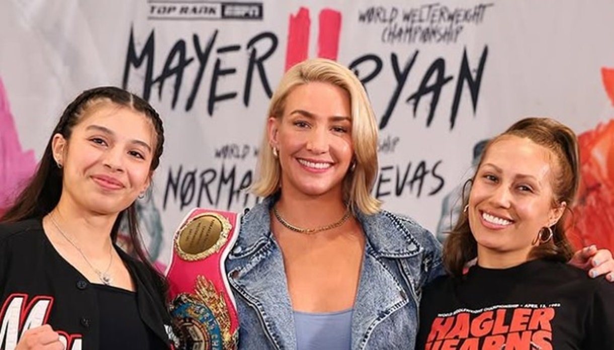 Mikaela Mayer Reacts To Beating Sandy Ryan