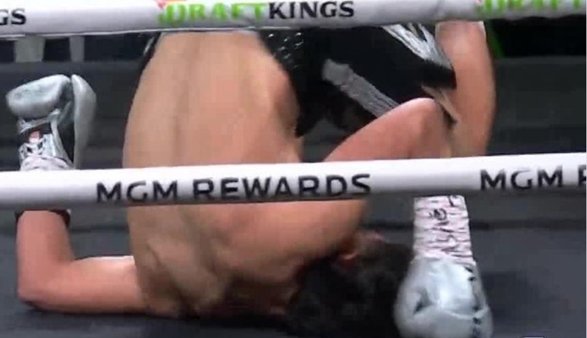 Watch: Boxer Hit So Hard He Literally Rolled Over