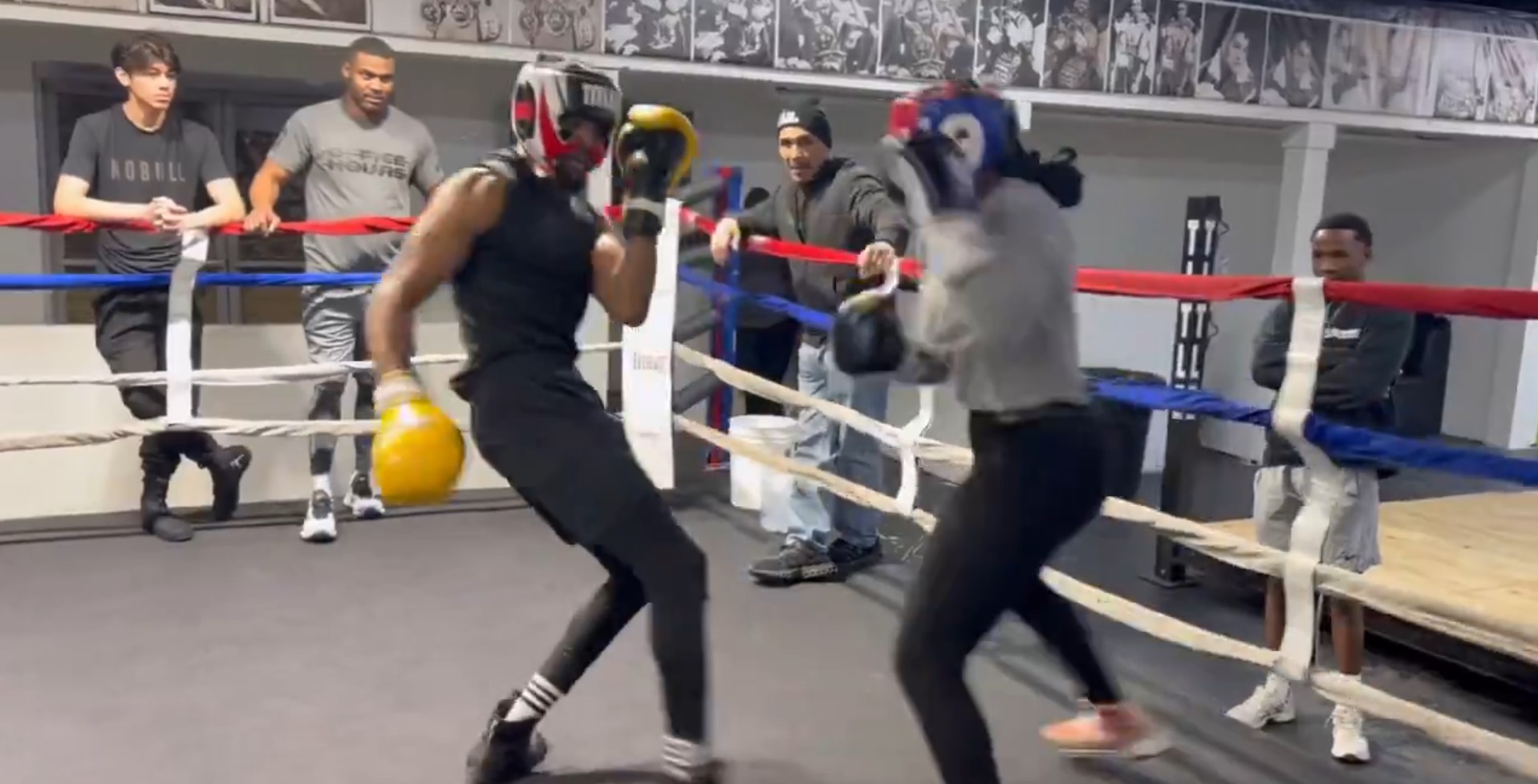 Claressa Shields Spars A Man