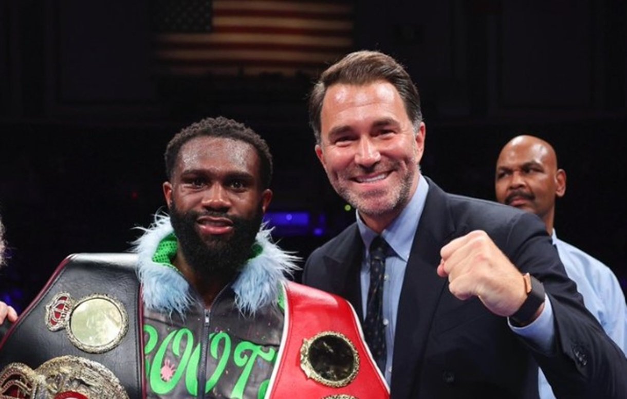Eddie Hearn Reacts To Jaron Boots Ennis TKO Of Lithuania's Only World Champion In History