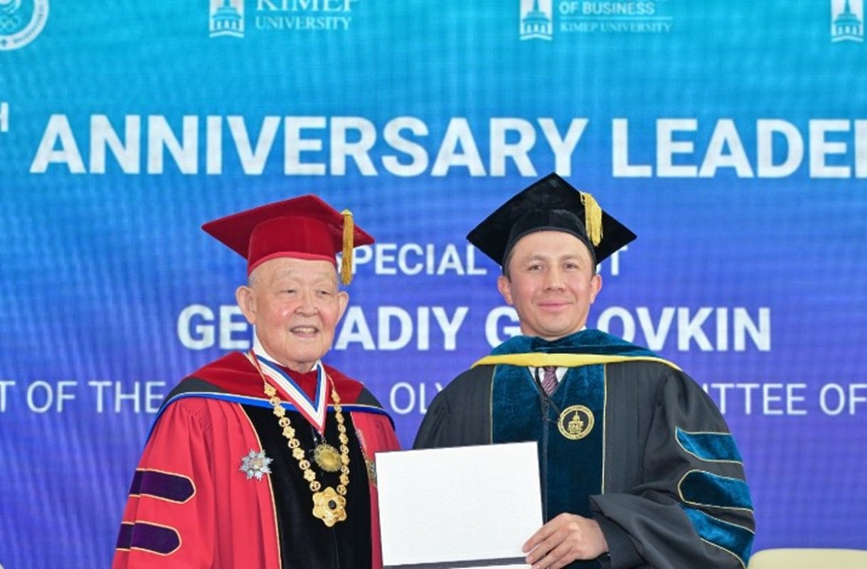 Gennady Golovkin Becomes An Honory Doctor