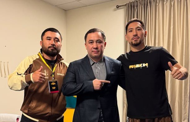 Boxing World Reacts To Janibek Alimkhanuly Knocking Out Anauel Ngamissengue In 5 To Defend Middleweight Titles 2 Janibek Alimkhanuly Knocking Out Anauel Ngamissengue