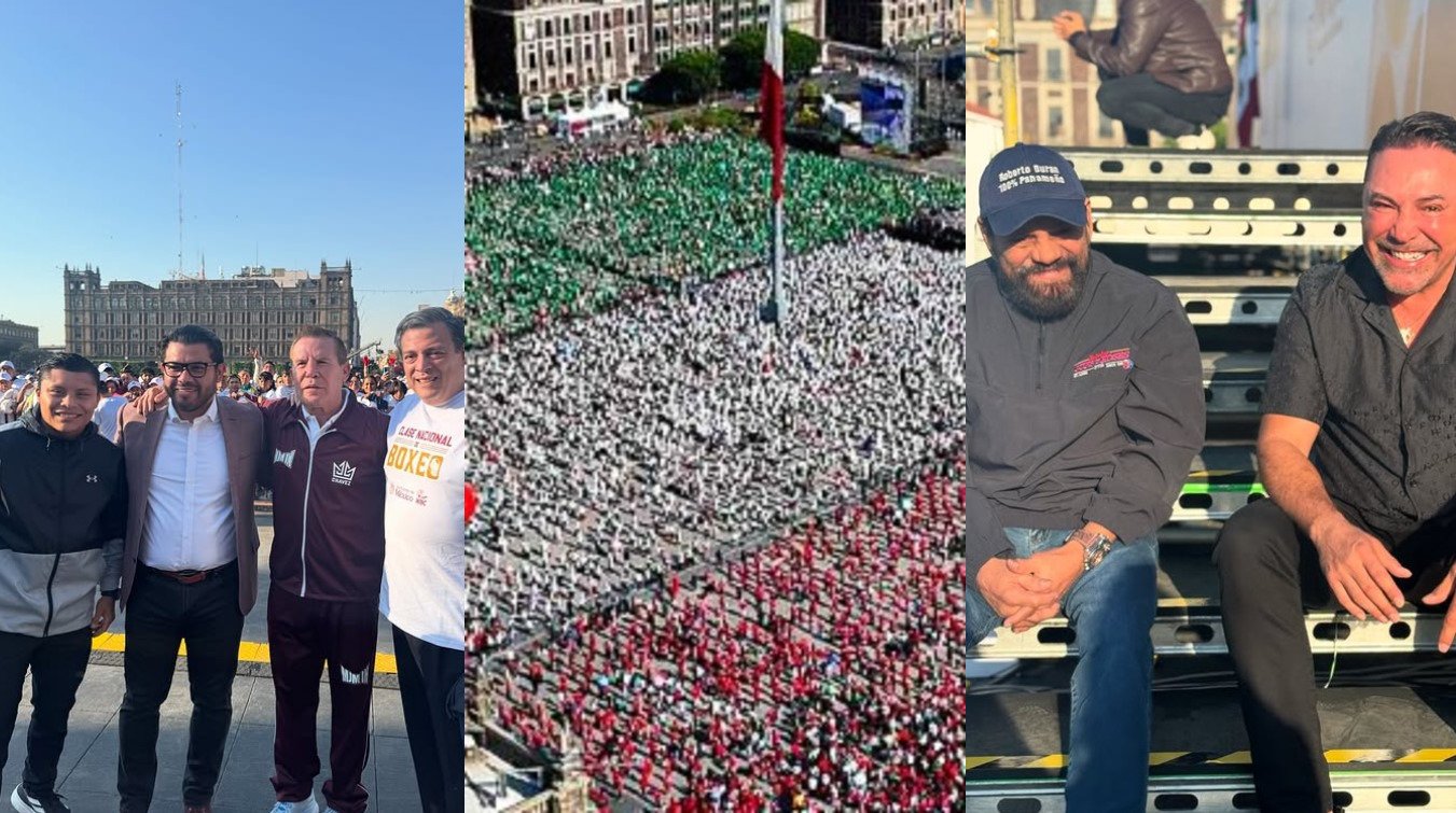 Mexico Pulls Off Biggest Boxing Class In History Held By Mexican Government, The WBC, Mexico President, Chavez, De La Hoya, Roberto Duran and Pitbull Cruz