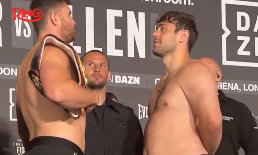 Fat Man Dave Allen Turns Up To Weigh In With Beer Belly Badly Out Of Condition