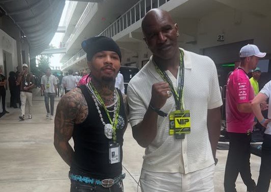 Gervonta Davis And Evander Holyfield Meet At Unexpected Sport