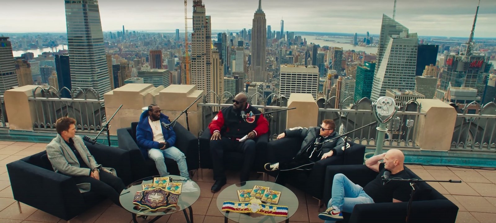 Dana White Tells Shaq And Tom Brady What It Means For Him The WWE And UFC To Be Promoting Canelo vs Crawford Boxing Super Fight