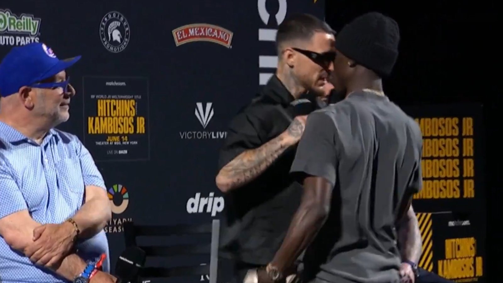 George Kambosos And Richardson Hitchins Nearly Come To Blows Before The Fight