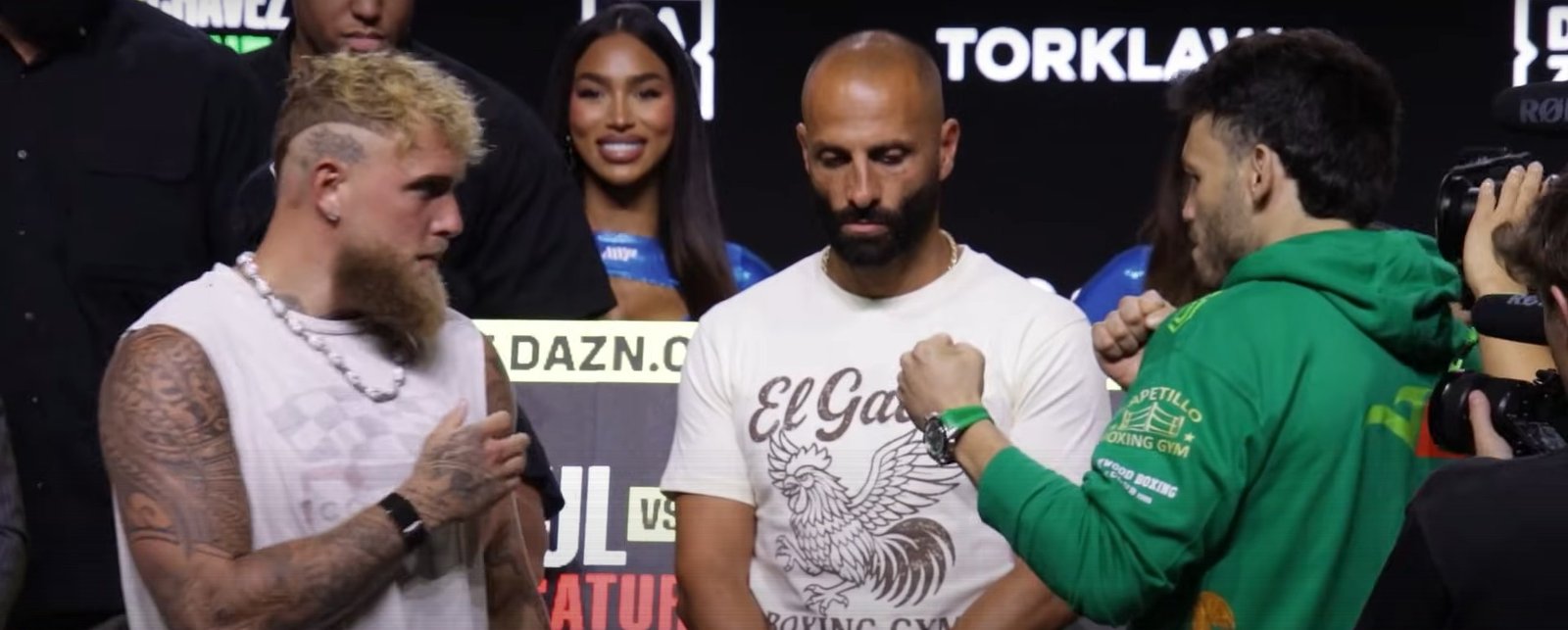 Jake Paul vs Chavez Jr Final Face Off