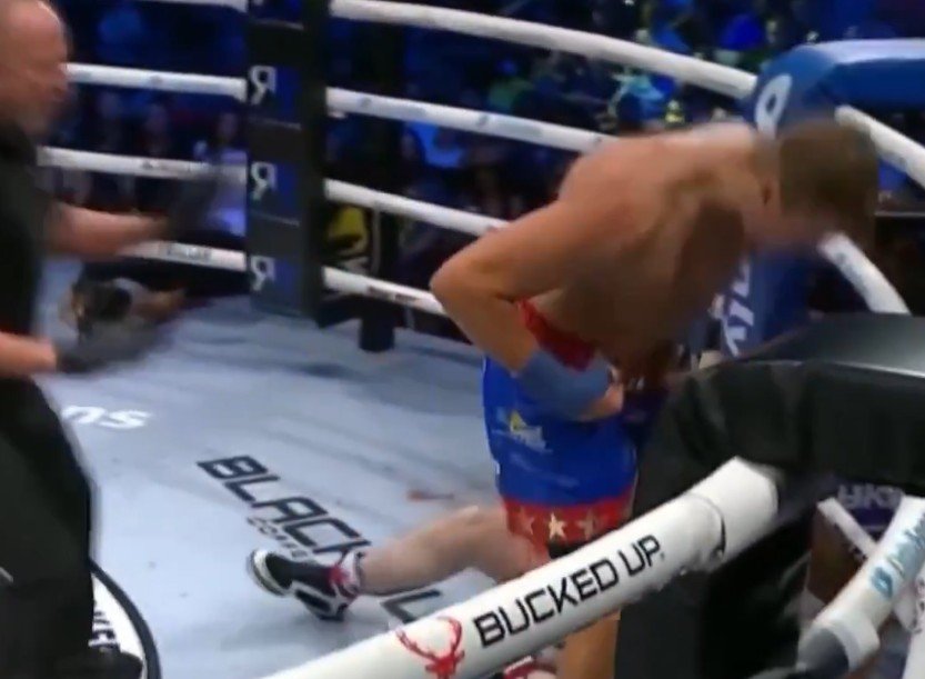 Tommy Morrison Son Brutal Knockout In Bareknuckle Boxing Debut Hits Opponent Again When Unconscious