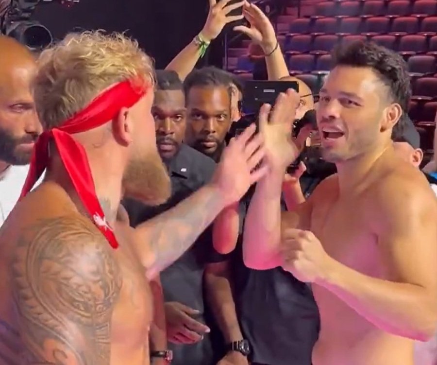 Jake Paul Feints A Slap At Chavez Jr