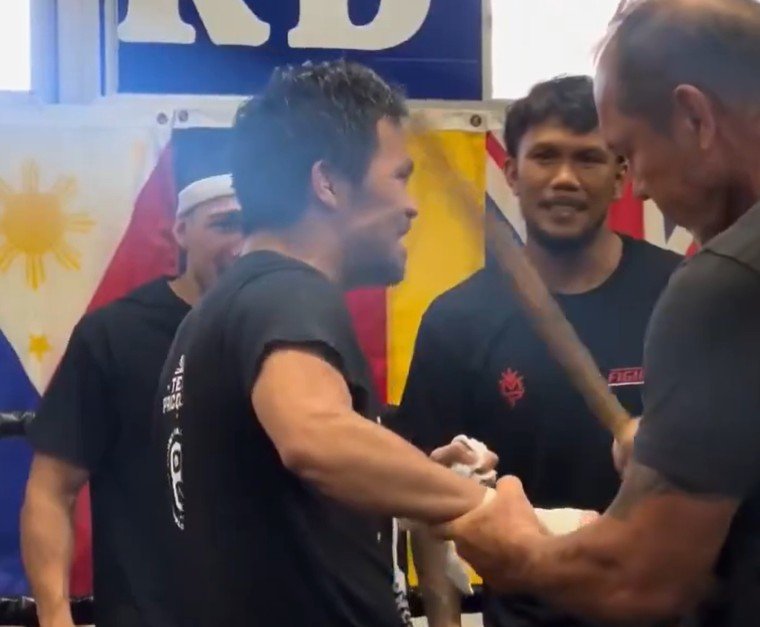 46 Year Old Manny Pacquiao Back To Brutal Old School Final Training For Barrios Title Shot