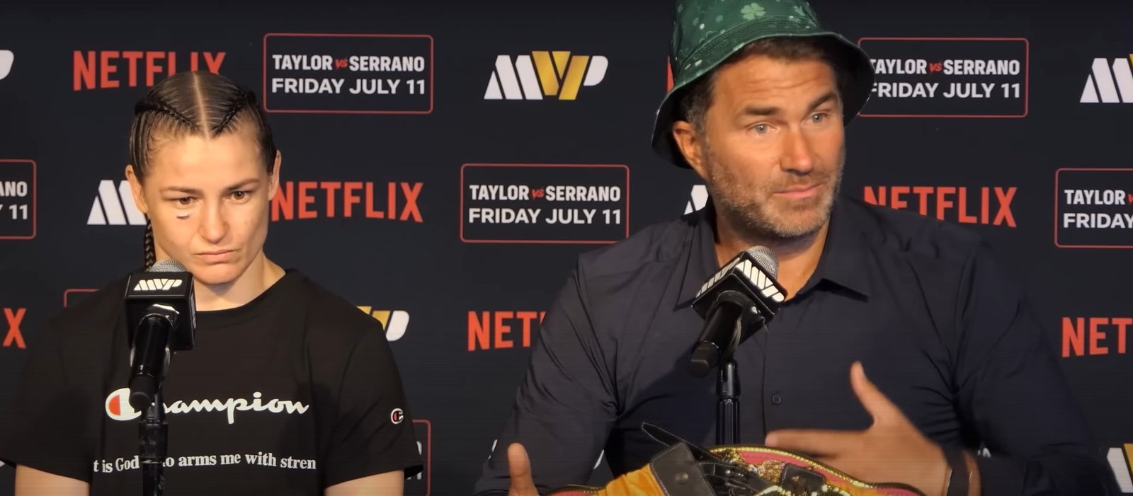 Claressa Shields Reacts To Katie Taylor Defeating Amanda Serrano For 3rd Time