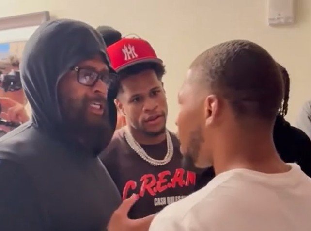 Devin Haney and Bill Haney Altercation Video With Brian Norman Jr