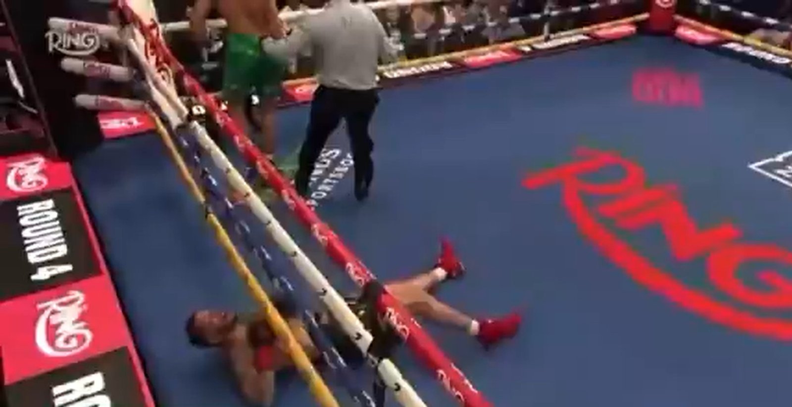 Hamzah Sheeraz Viciously Drops Amd Flattens Berlanga Twice Before Knocking Him Out