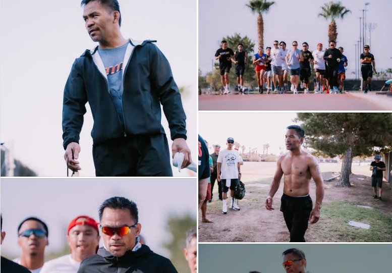 Pacquiao Arrives In Vegas For Fight Week