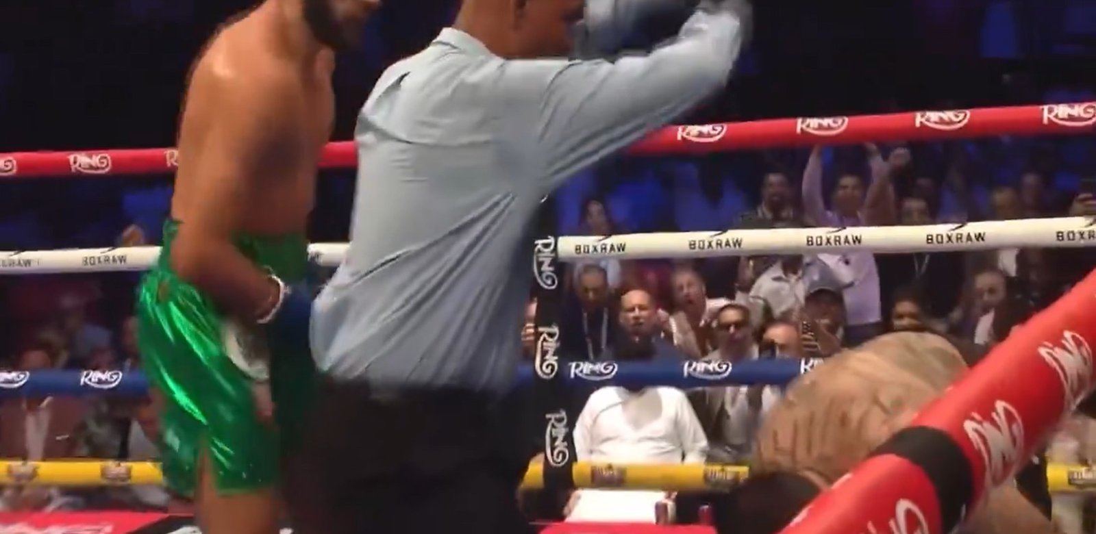 Watch: Hamzah Sheeraz Shocks The World Brutally Knocks Out Edgar Berlanga