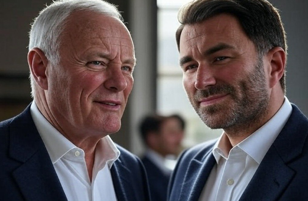 Barry, Eddie Hearn and Matchroom