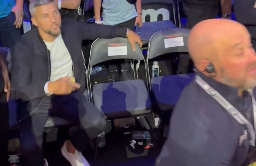 Watch: Darren Till Goes After Carl Froch Ringside 2 Darren Till Goes After Carl Froch Ringside