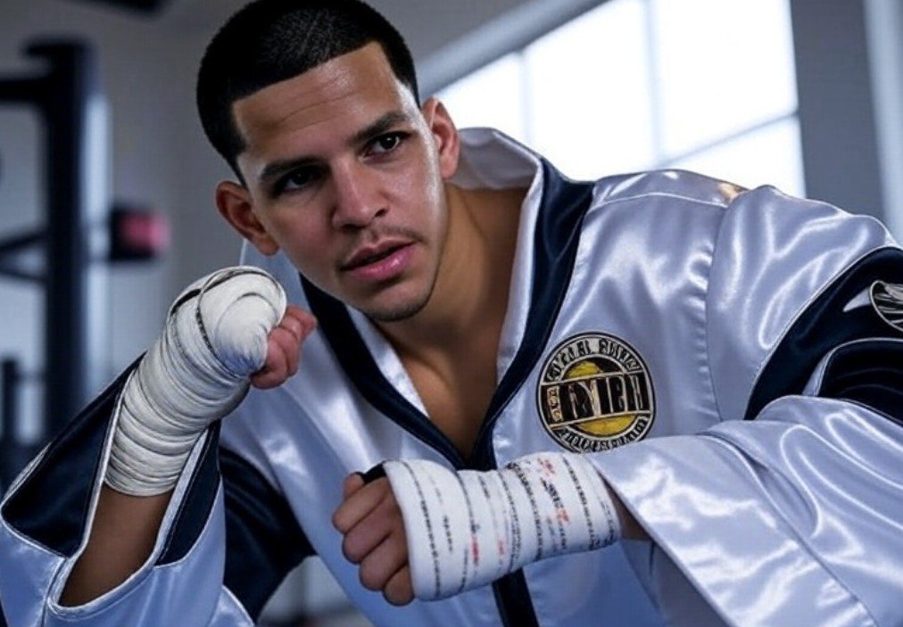 Edgar Berlanga Reacts To Hand Wrap