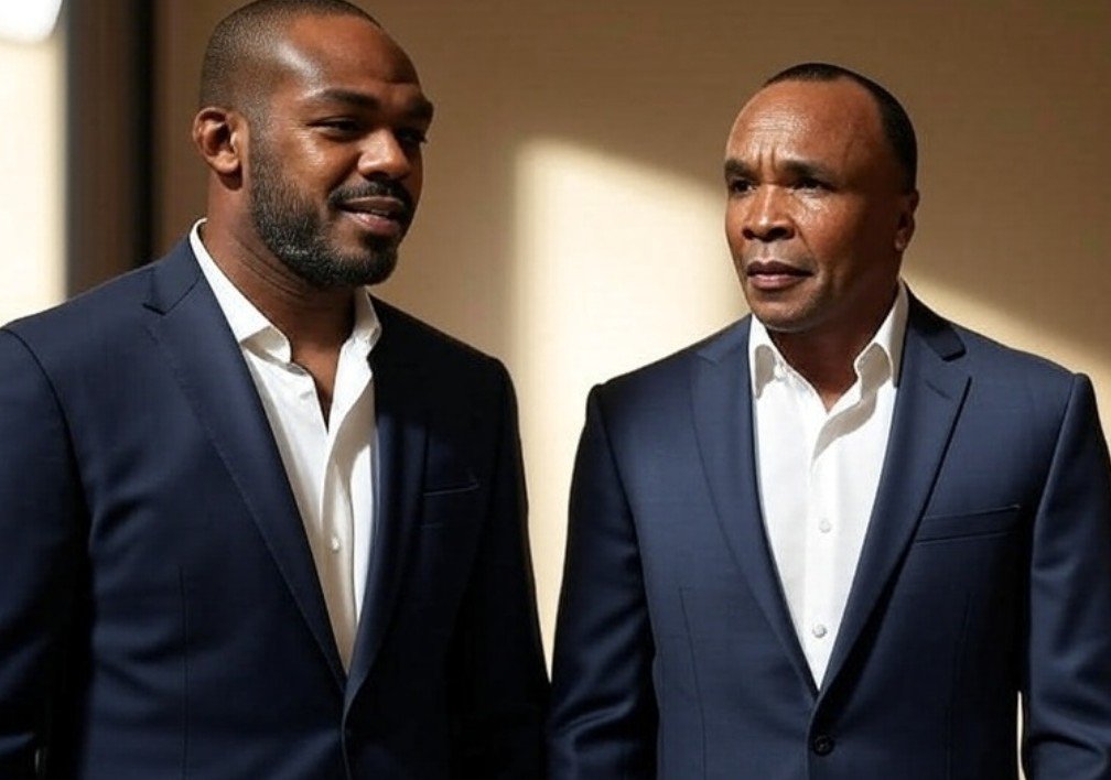 Jon Jones Runs Into A Boxing Legend