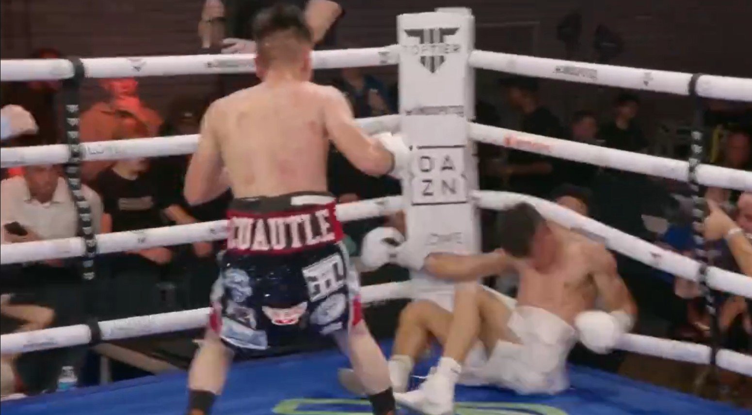 Watch: Kevin Herrera Drops Thomas Welland Through The Ropes In Knockout