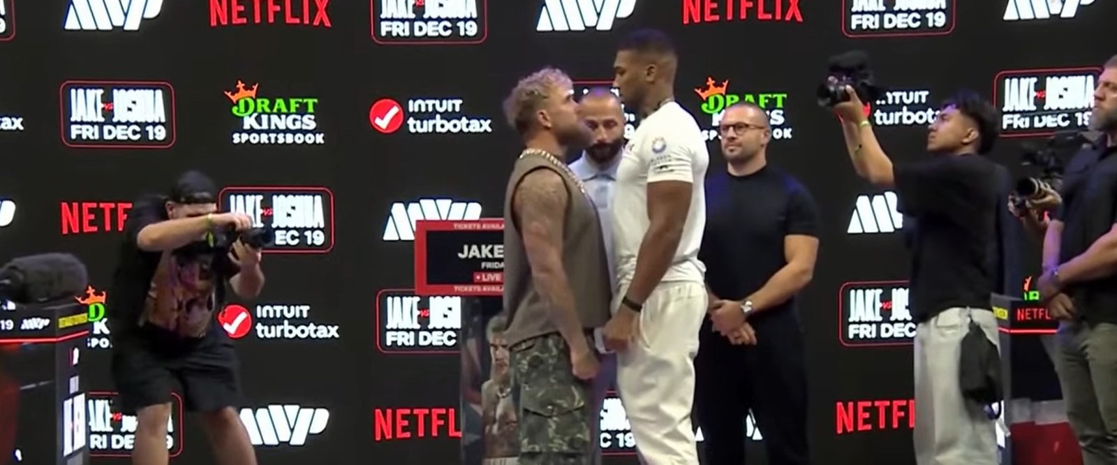 Jake Paul Makes Bold Claim At First Anthony Joshua Meeting