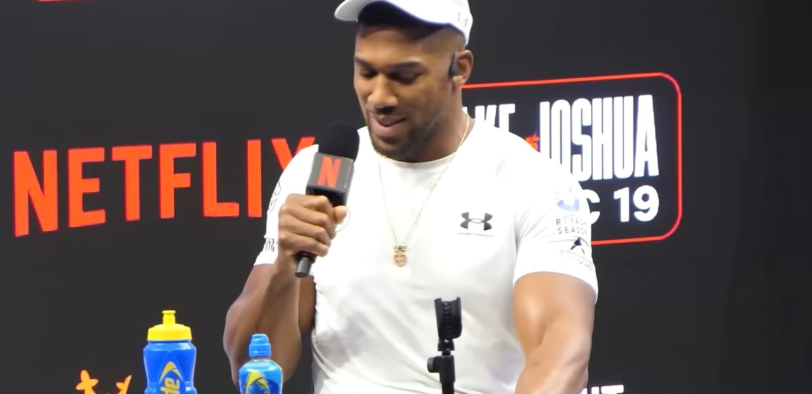 Anthony Joshua Reaction To Jake Paul First Meeting