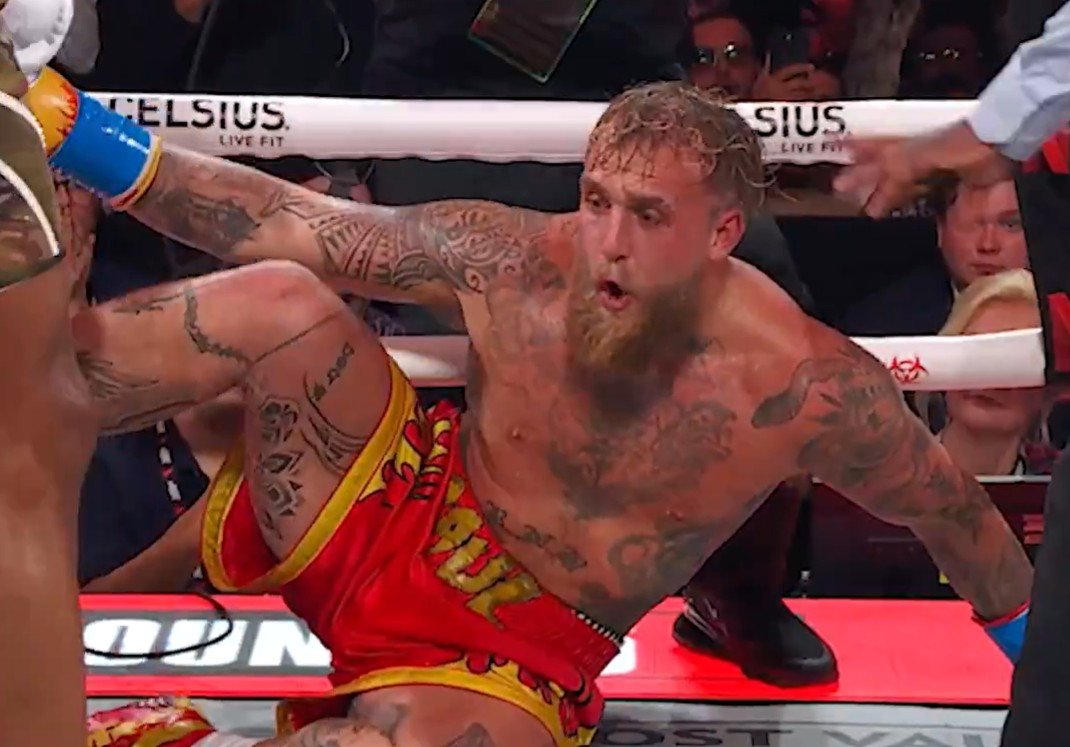 Watch: Anthony Joshua Knocks Out Jake Paul 2 Anthony Joshua Knocks Out Jake Paul