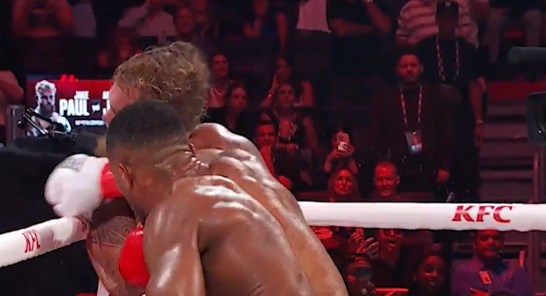 Watch: Anthony Joshua Slow Motion Knockout Of Jake Paul 2 Anthony Joshua Slow Motion Knockout Of Jake Paul