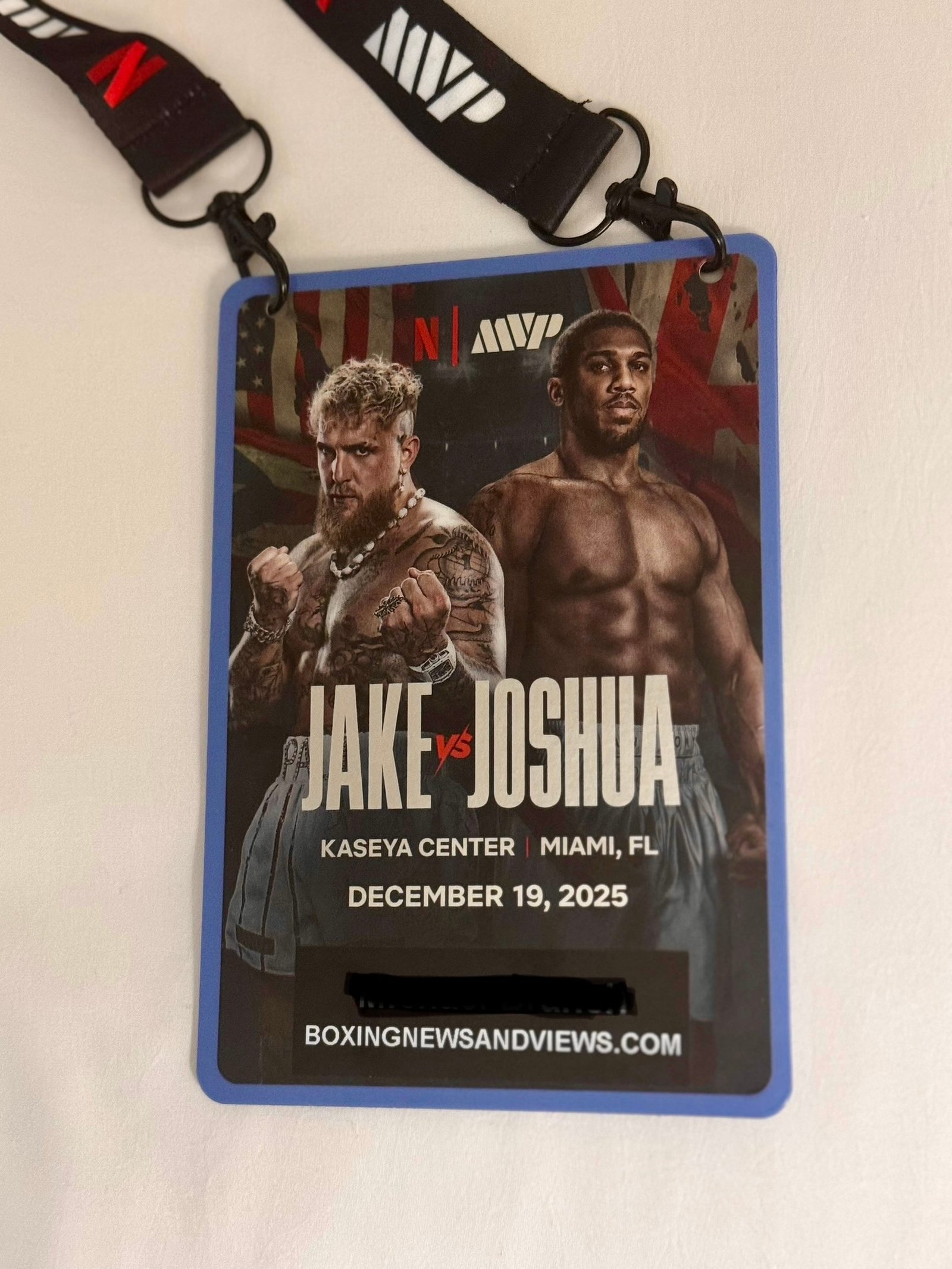 boxing news and views press pass credential