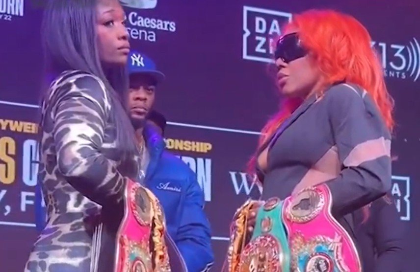 Claressa Shields vs Franchon Crews-Dezurn First Face Off And Fight Details