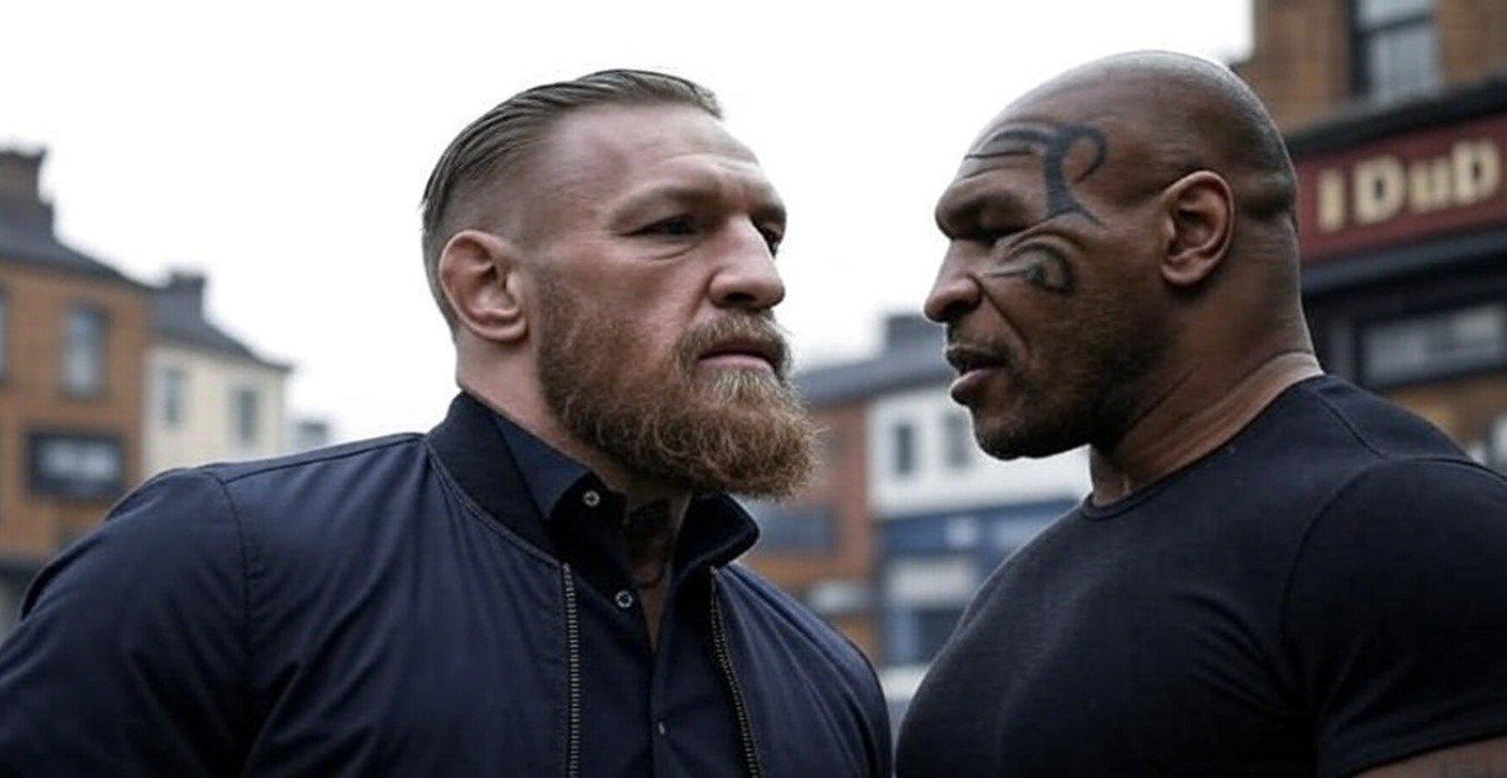 Mike Tyson Bumps Into Conor McGregor