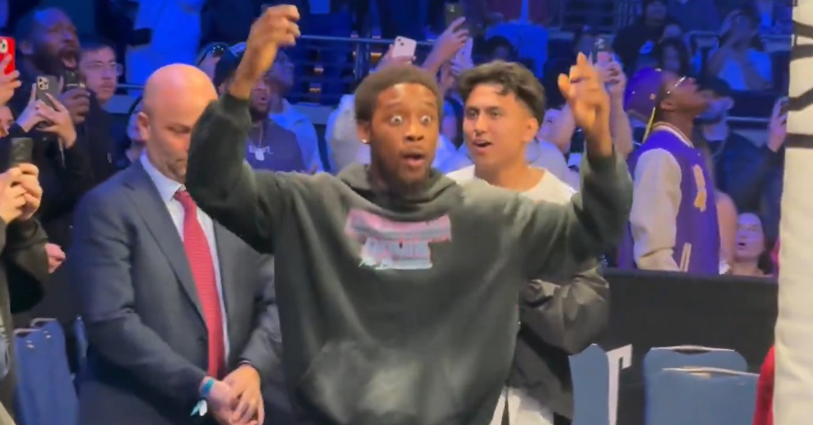 Keyshawn Davis Reacts To Olympic Rival Andy Cruz' Fight