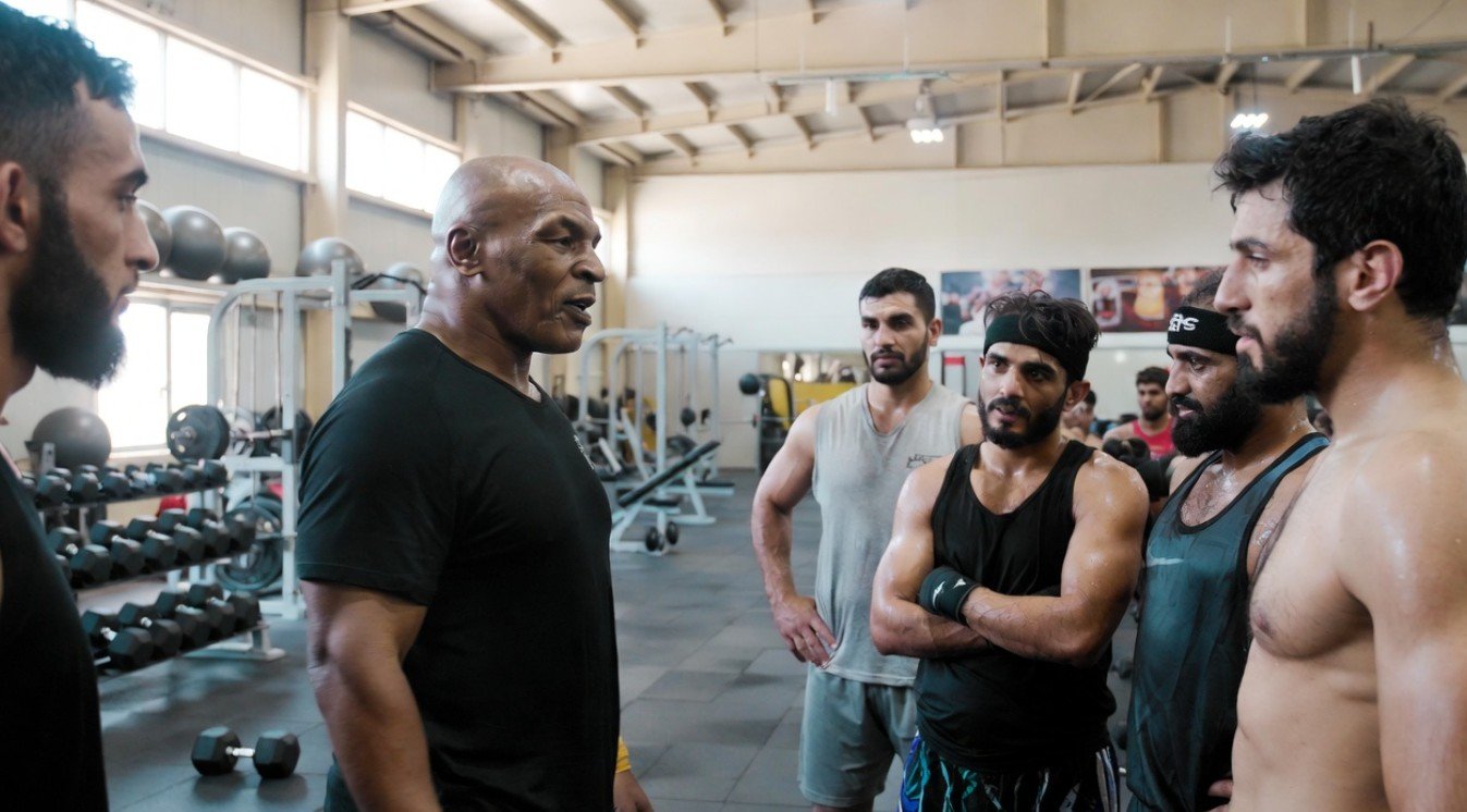 Mike Tyson Gives Guidance To Boxers In The Middle East