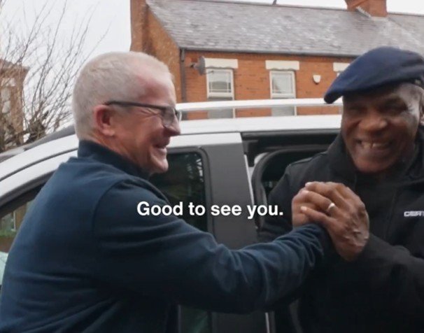 Mike Tyson Meets Pigeon
