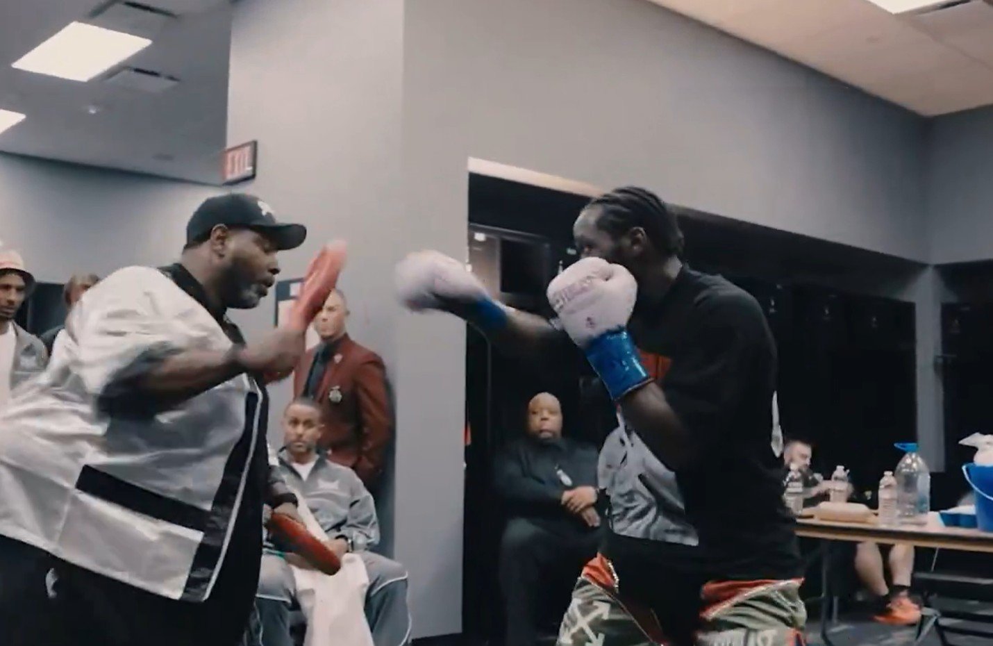 New Footage Released Of Crawford Just Before Walking Out To Fight Canelo