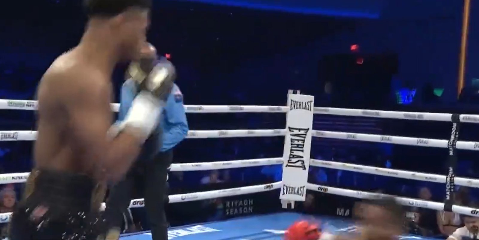 Omari Jones Drops Opponent With A Jab
